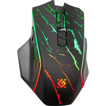 Ratón Defender URAN GM-503 Inalámbrico RF 3200 DPI Negro RGB 8 Botones Gaming Ratón Defender URAN GM-503 Inalámbrico RF 3200 DPI Negro RGB 8 Botones Gaming