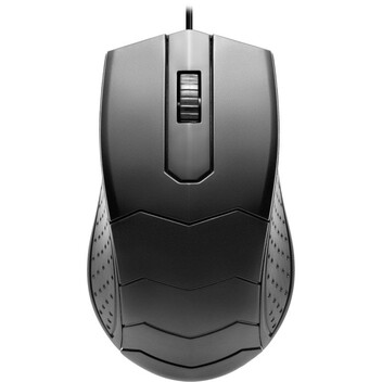 Ratón Defender HIT MB-530 USB 1000 DPI Negro Ambidiestro Ergonómico