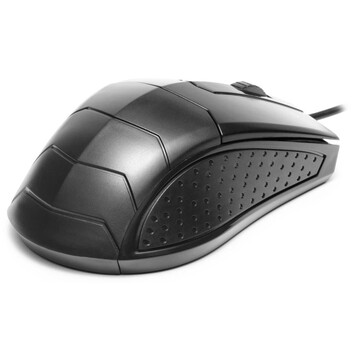 Ratón Defender HIT MB-530 USB 1000 DPI Negro Ambidiestro Ergonómico