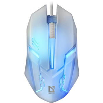 Ratón Defender Cyber MB-560L USB 1200DPI Blanco Iluminación Multicolor Ratón Defender Cyber MB-560L USB 1200DPI Blanco Iluminación Multicolor