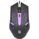 Ratón Defender FLASH MB-600L USB 1200 DPI Negro RGB Ambidiestro Gaming