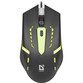 Ratón Defender FLASH MB-600L USB 1200 DPI Negro RGB Ambidiestro Gaming