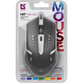 Ratón Defender HIT MB-601 USB 1200DPI Negro RGB Ambidiestro 4 Botones