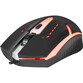 Ratón Defender HIT MB-601 USB 1200DPI Negro RGB Ambidiestro 4 Botones