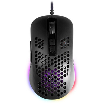 Ratón Defender SHEPARD GM-620L USB 12800 DPI Negro RGB 7 Botones Gaming Ratón Defender SHEPARD GM-620L USB 12800 DPI Negro RGB 7 Botones Gaming