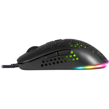 Ratón Defender SHEPARD GM-620L USB 12800 DPI Negro RGB 7 Botones Gaming Ratón Defender SHEPARD GM-620L USB 12800 DPI Negro RGB 7 Botones Gaming