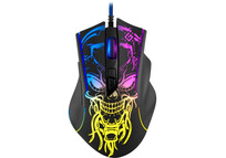 Ratón Defender BULLETSTORM GM-928 USB 7200 DPI Negro RGB 7 Botones