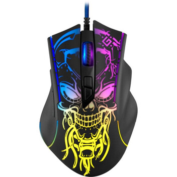 Ratón Defender BULLETSTORM GM-928 USB 7200 DPI Negro RGB 7 Botones Ratón Defender BULLETSTORM GM-928 USB 7200 DPI Negro RGB 7 Botones