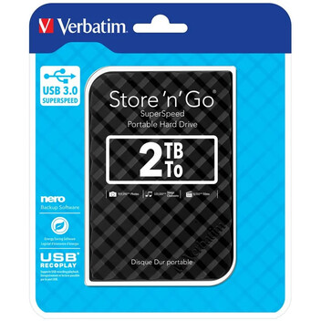 Verbatim Store n Go 2.5" 2TB USB 3.0 Verbatim Store n Go 2.5" 2TB USB 3.0