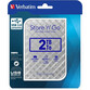 Verbatim Store n Go 2 TB USB 3.0 Plata Verbatim Store n Go 2 TB USB 3.0 Plata