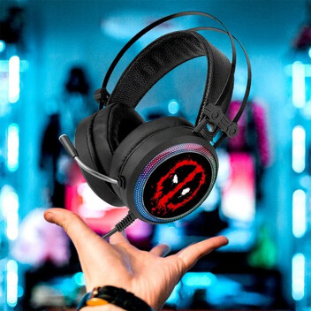 Marvel Auriculares Gaming 7.1 Licencia Oficial Deadpool 001 Marvel Auriculares Gaming 7.1 Licencia Oficial Deadpool 001
