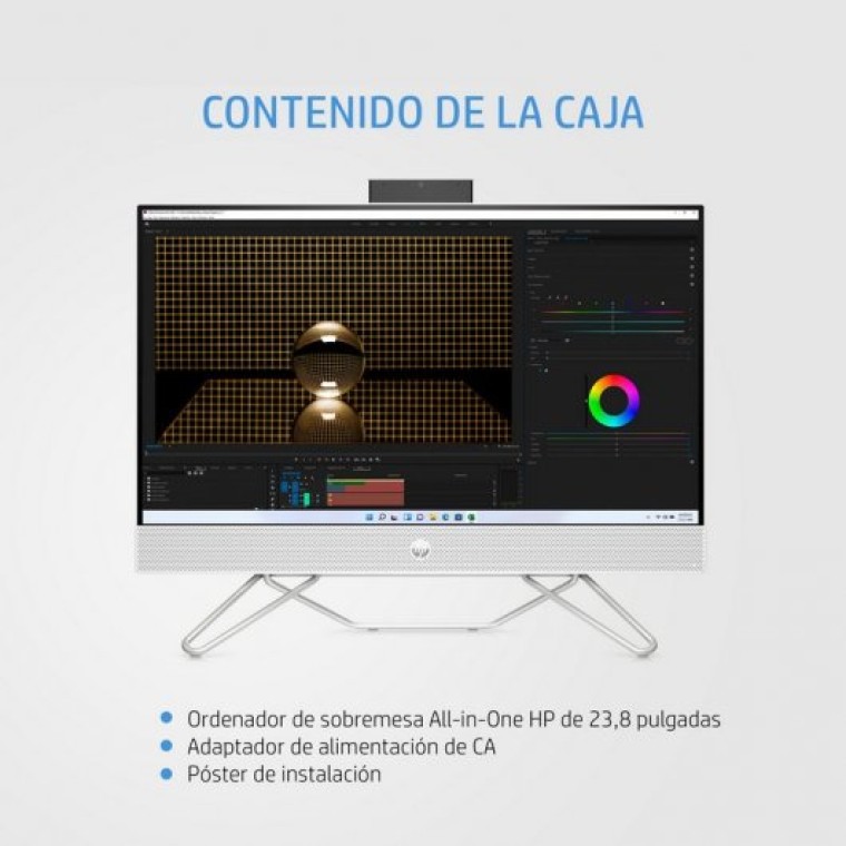 HP All-in-One 24-cb0005ns Intel Celeron J4025/8GB/512GB SSD/23.8" Táctil