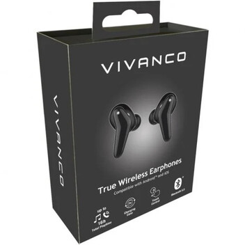 Vivanco Fresh Pair Auriculares Bluetooth Negros