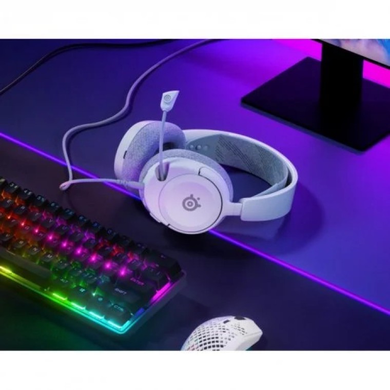 SteelSeries Arctis Nova 1 Auriculares Gaming PC/PS4/PS5/Xbox/Switch Blancos