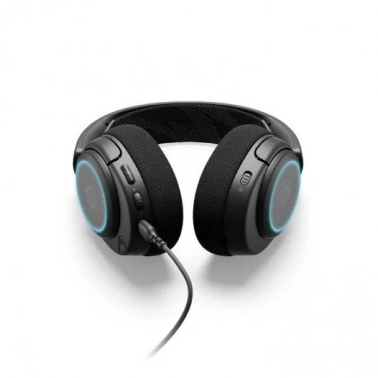 SteelSeries Arctis Nova 3 Auriculares Gaming RGB PC/PS4/PS5/Switch Negros