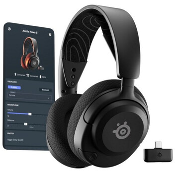 Steelseries Arctis Nova 5 Auriculares Gaming Inalámbricos Multiplataforma Negros Steelseries Arctis Nova 5 Auriculares Gaming Inalámbricos Multiplataforma Negros