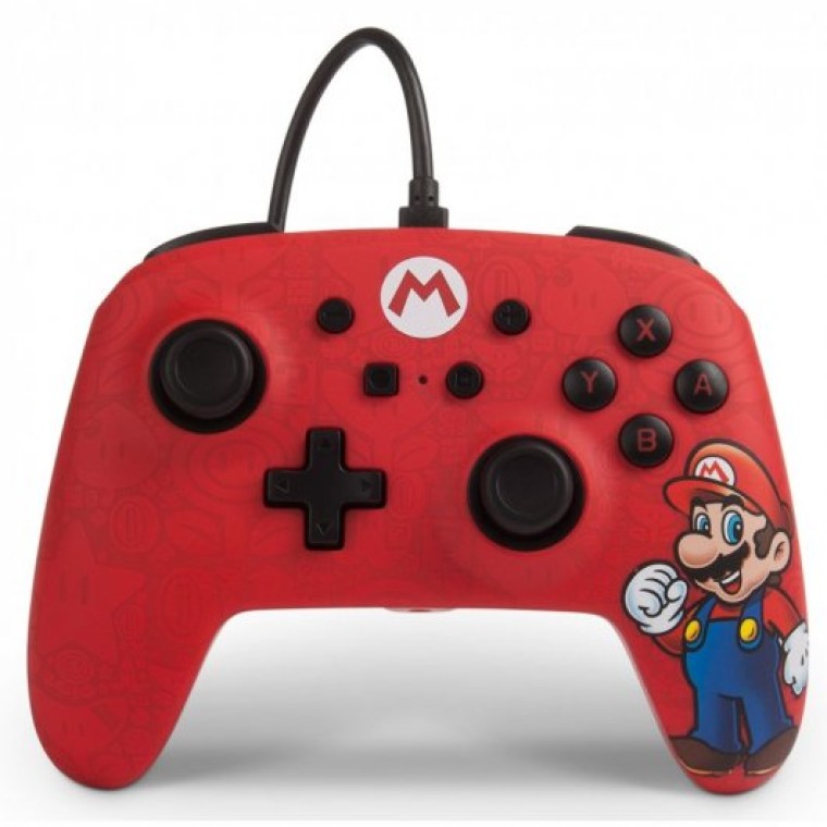 Power A Mando con Cable Rojo Super Mario para Nintendo Switch