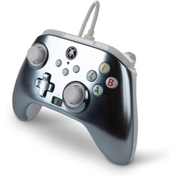 Power A Mando con Cable Gris Metálico para Xbox Series X / S / Xbox One / PC Power A Mando con Cable Gris Metálico para Xbox Series X / S / Xbox One / PC