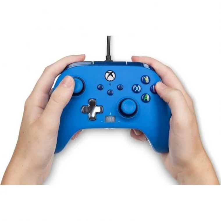 Power A Mando con Cable Azul para Xbox Series X / S / Xbox One / PC