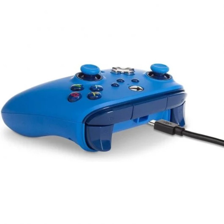 Power A Mando con Cable Azul para Xbox Series X / S / Xbox One / PC