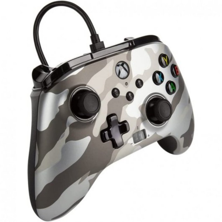 Power A Mando con Cable Camuflaje para Xbox Series/Xbox One/PC