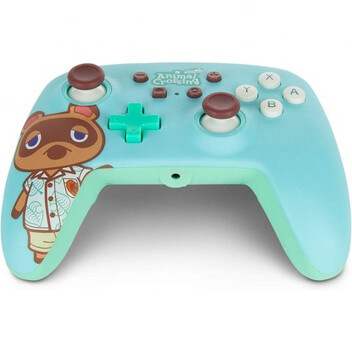 Power A Mando con Cable Edición Animal Crossing Tom Nook para Nintendo Switch