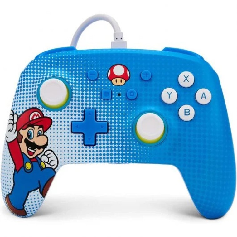 Power A Mando con Cable Mario Pop Art para Nintendo Switch