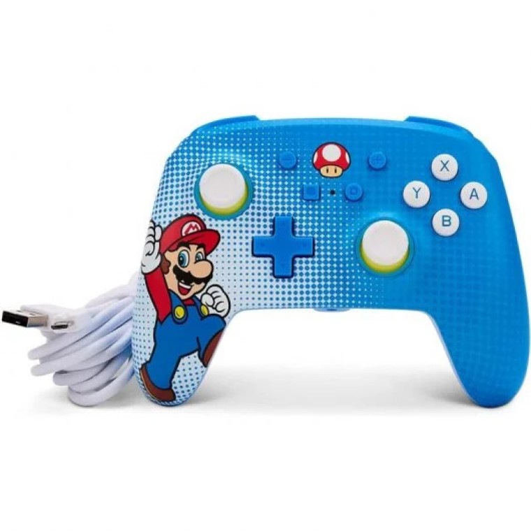 Power A Mando con Cable Mario Pop Art para Nintendo Switch