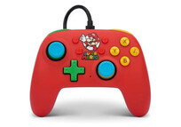Power A Mario Medley Mando Nano con Cable Rojo para Nintendo Switch