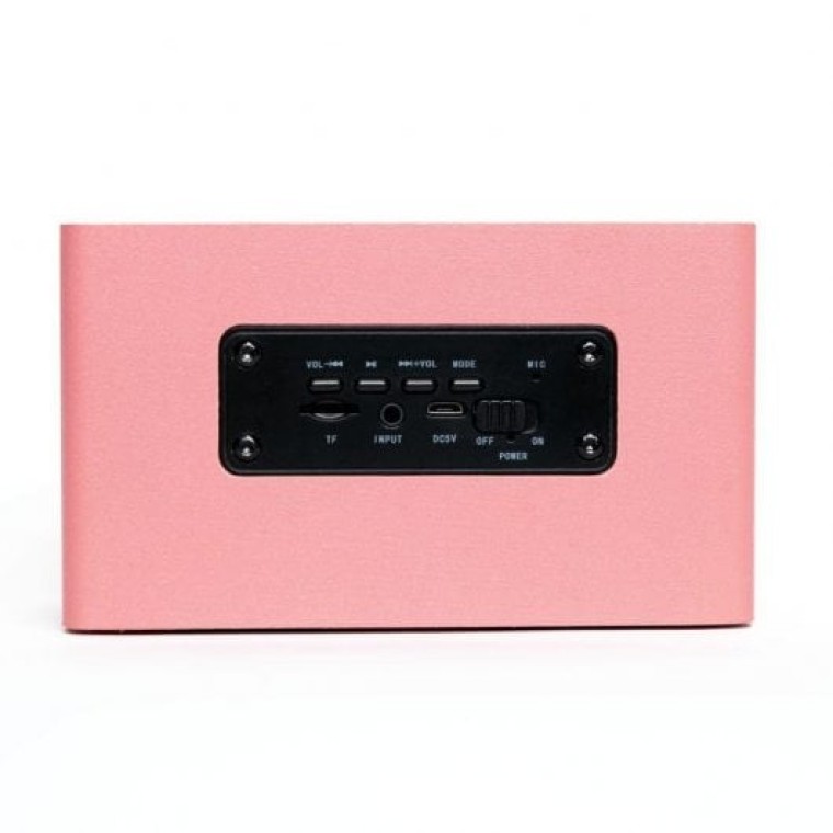 Oqan QBT-100 BT Altavoz Bluetooth 10W Rosa