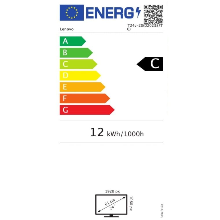 Lenovo ThinkVision T24v-20 23.8" LED FullHD