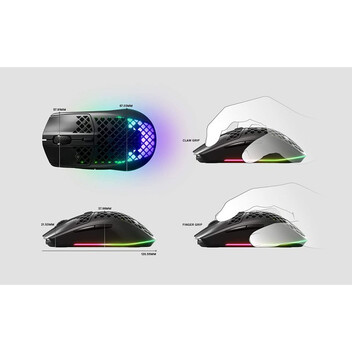 SteelSeries Aerox 3 Ratón Gaming 8500 DPI Negro SteelSeries Aerox 3 Ratón Gaming 8500 DPI Negro