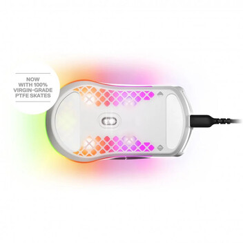 SteelSeries Aerox 3 2022 Snow Ratón Gaming 8500DPI