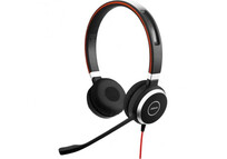 Jabra Evolve 40 UC Stereo Auriculares USB para Oficina Negros