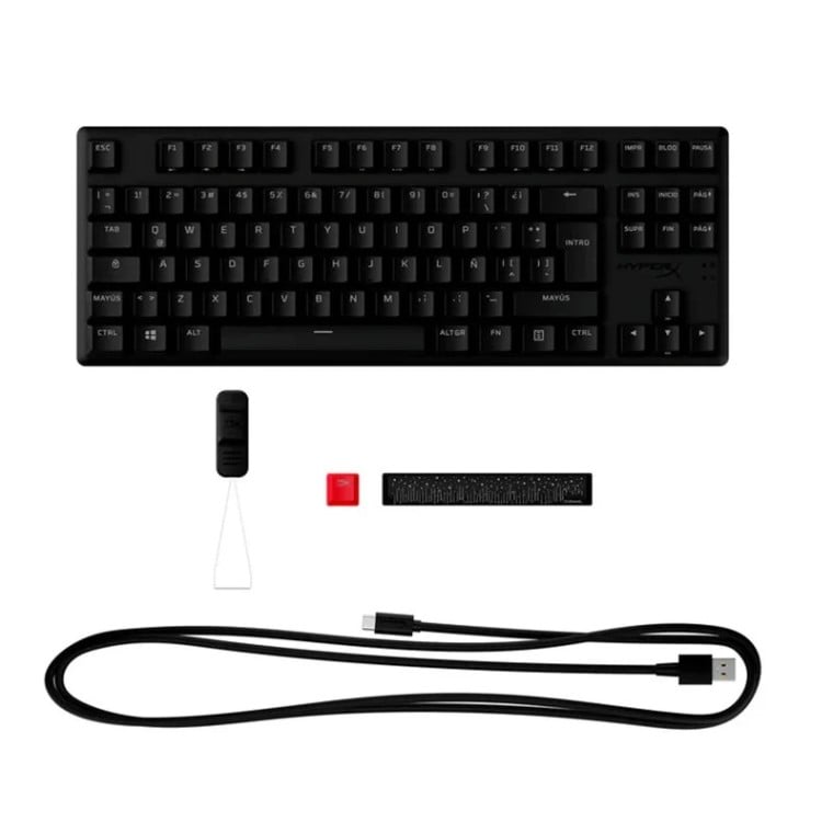 HyperX Alloy Origins Core PBT Teclado Mecánico Gaming RGB Switch Red Linear