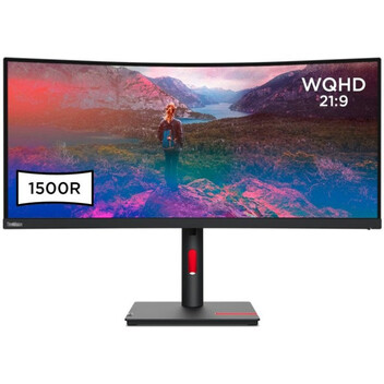 Monitor Lenovo ThinkVision T34w-30 34" LED VA UltraWide QHD Altura Ajustable Curva USB-C