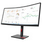 Monitor Lenovo ThinkVision T34w-30 34" LED VA UltraWide QHD Altura Ajustable Curva USB-C