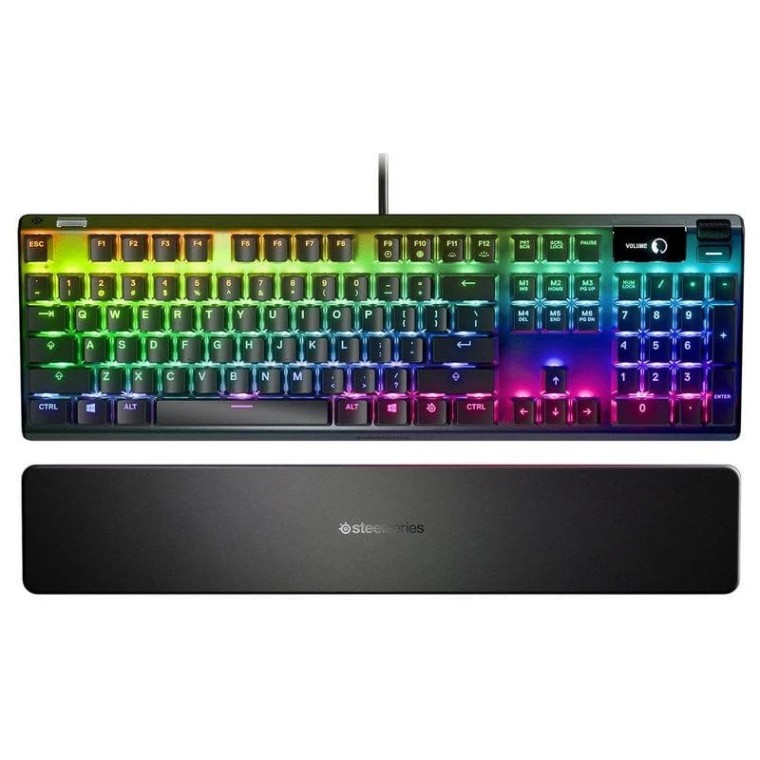 SteelSeries Apex Pro Teclado Mecánico Gaming AZERTY Francés Negro