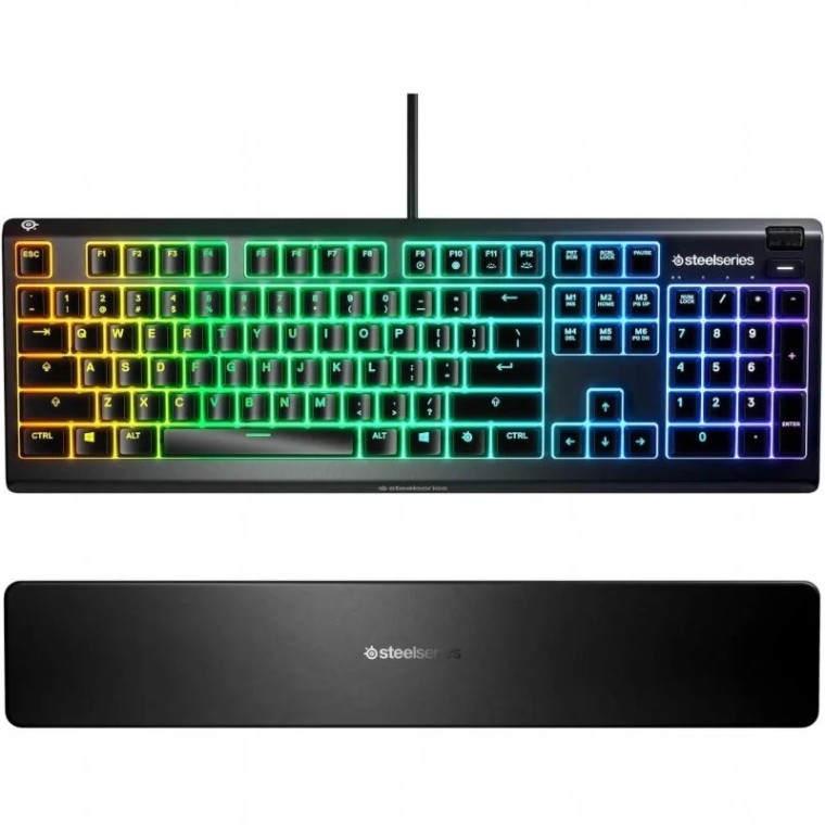 SteelSeries Apex 3 Teclado Mecánico Gaming RGB US