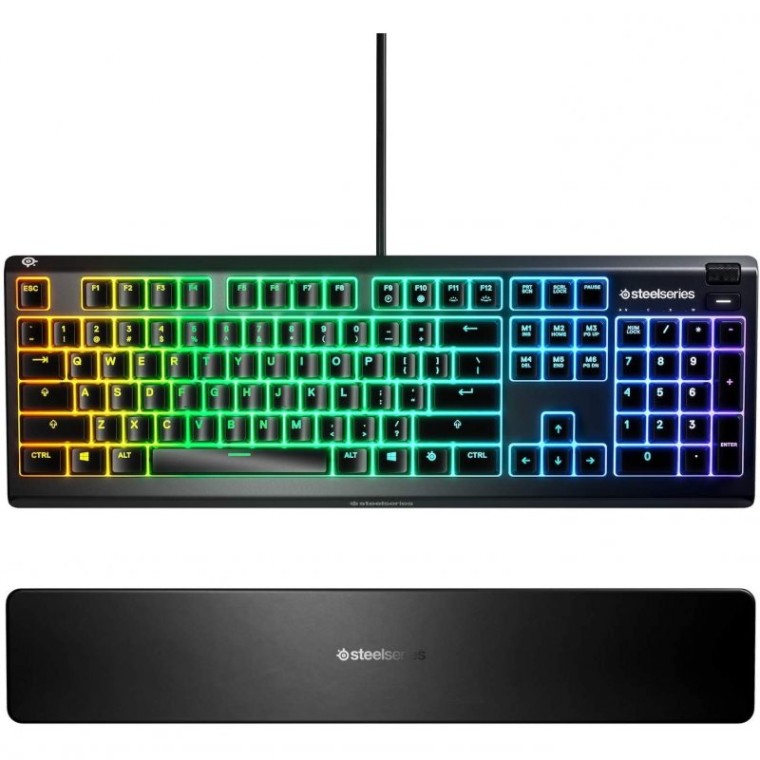 SteelSeries Apex 3 Teclado Gaming RGB Layout PT