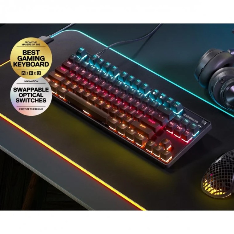 SteelSeries Apex 9 TKL Teclado Mecánico Gaming RGB (USA)