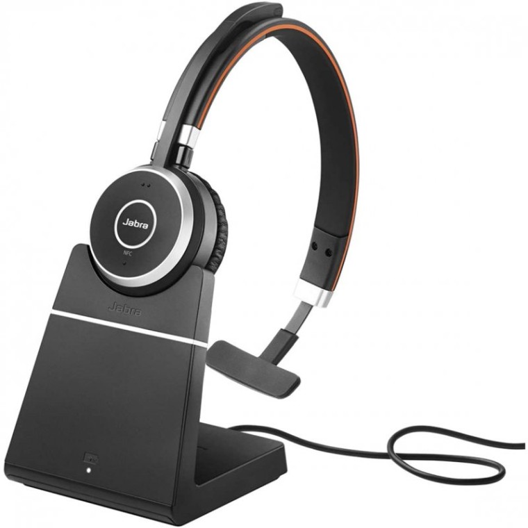 Jabra Evolve 65 MS Auricular Inalámbrico para Oficina Negro