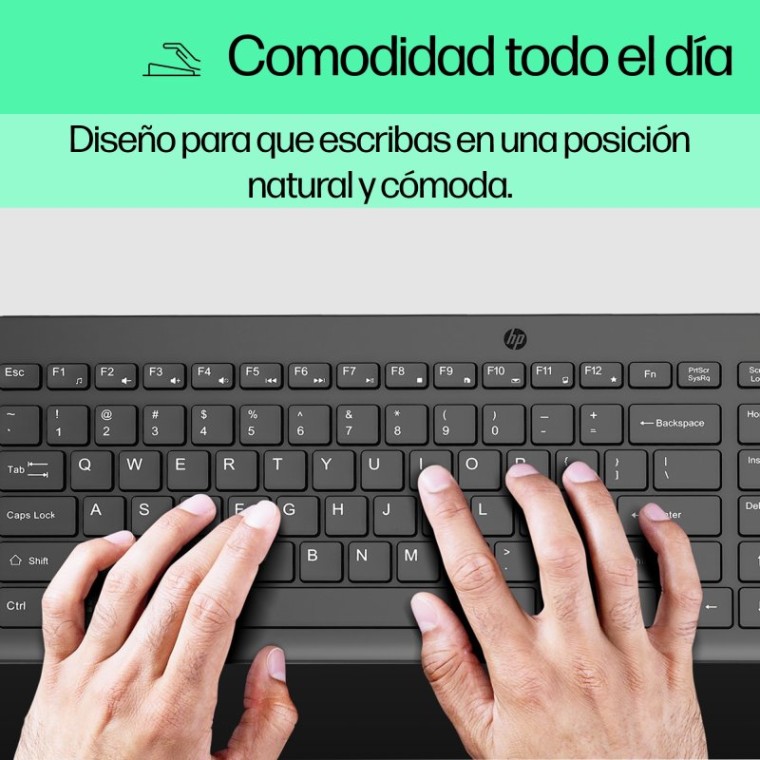 HP 150 Teclado USB Negro