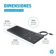 HP 150 Teclado USB Negro