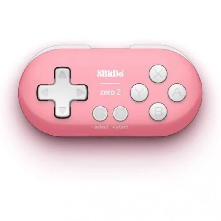 8BitDo Zero 2 Gamepad para Switch/PC/Android Pink Edition