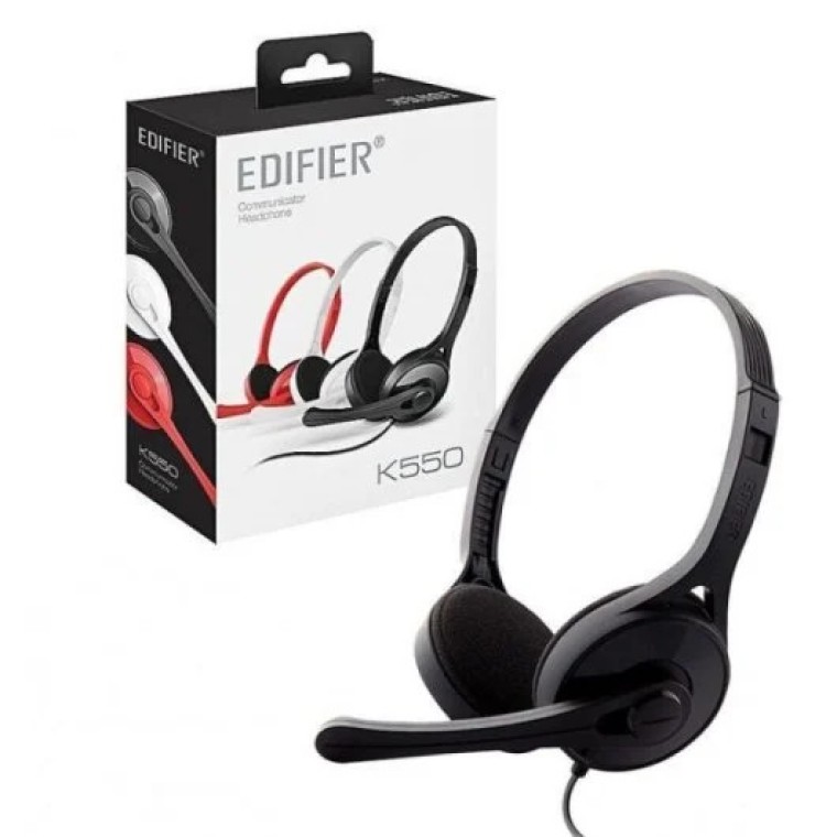 Edifier K550 Auriculares con Micrófono Negros