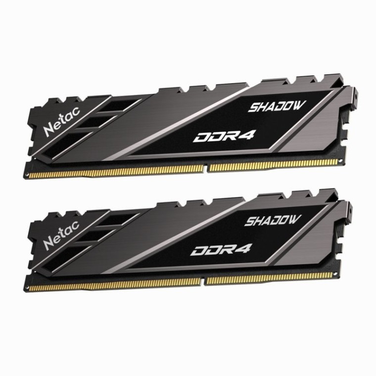 Netac Shadow DDR4 3600MHz PC4-28800 16GB 2x8GB CL18 Gris