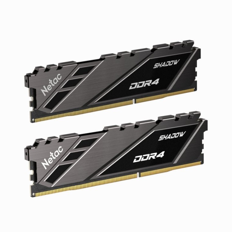 Netac Shadow DDR4 3600MHz PC4-28800 16GB 2x8GB CL18 Gris