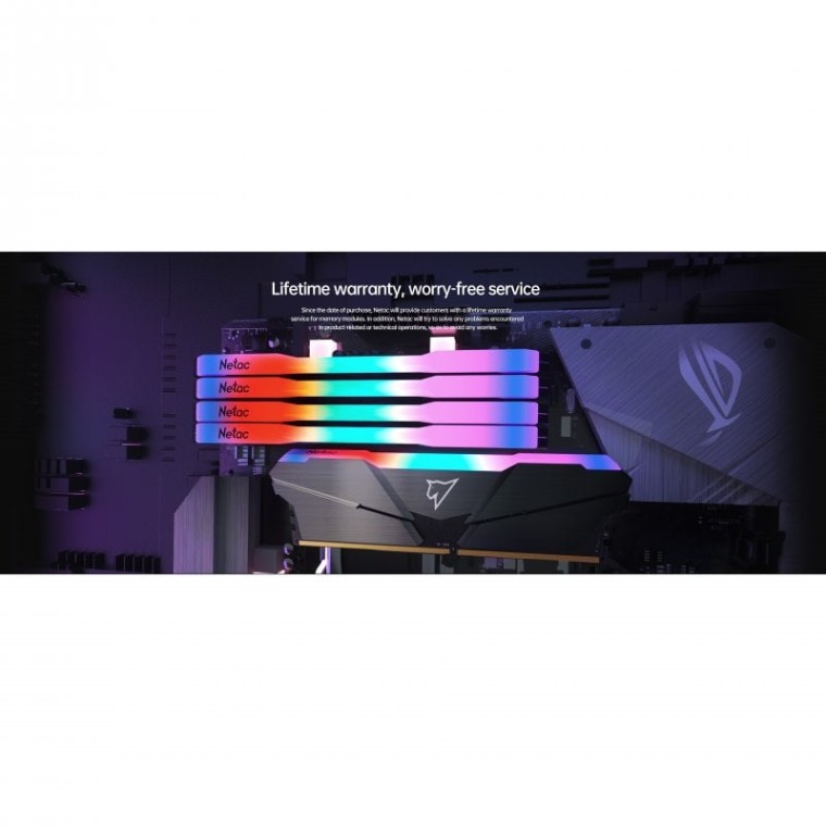 Netac Shadow RGB 3600MHz PC4-28800 16GB 2x8GB CL18