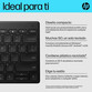 HP 350 Teclado Bluetooth Compacto PC, Mac, Android, iOS Negro HP 350 Teclado Bluetooth Compacto PC, Mac, Android, iOS Negro